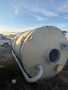 5500 Gallon  Steel Vertical Storage  Tank Dome Top Cone Bottom