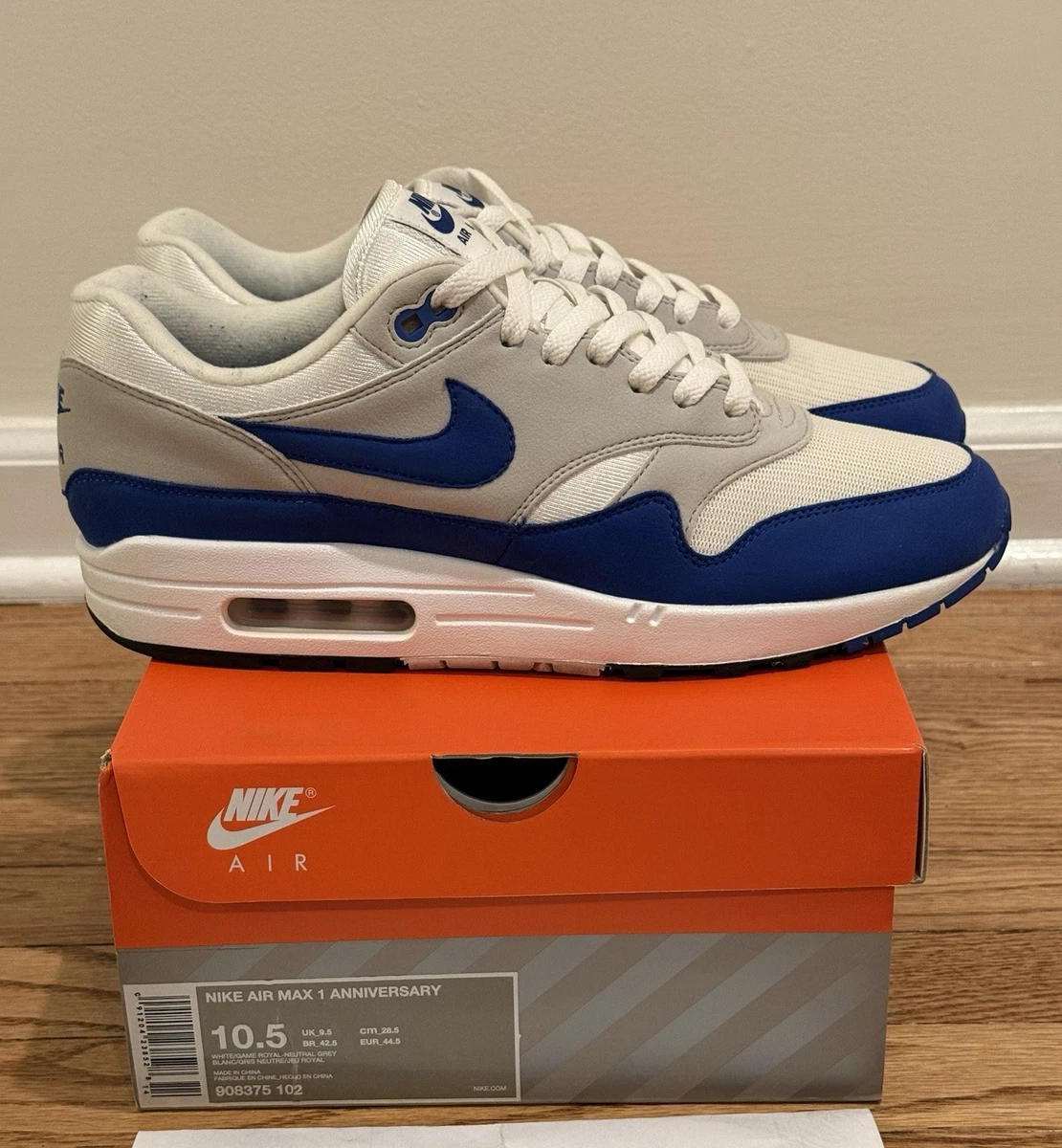 Nike Air Max 1 OG Anniversary Royal for Sale | Authenticity