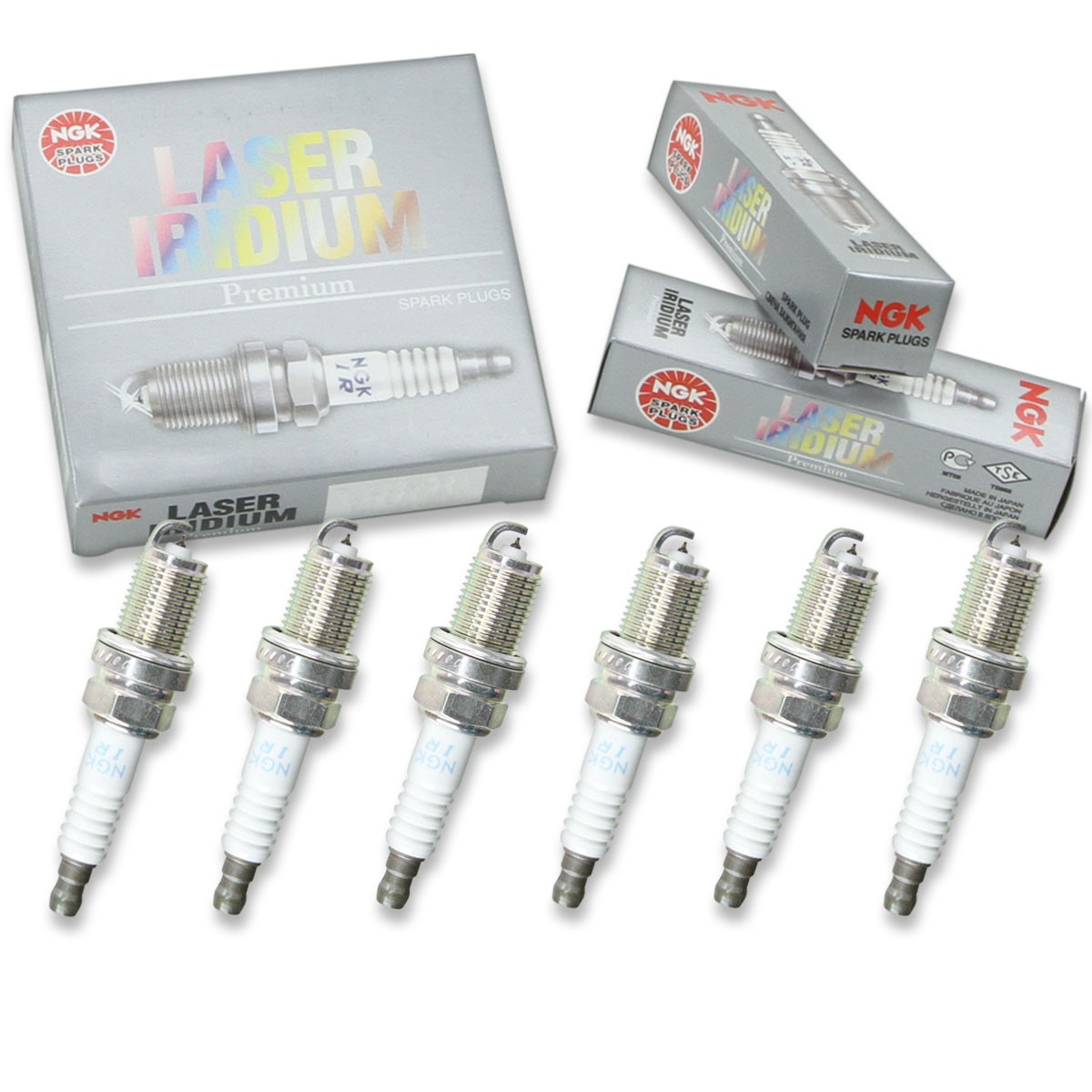 6 pcs NGK Laser Iridium Spark Plugs for 2004-2011 Mitsubishi Endeavor 3.8L  db