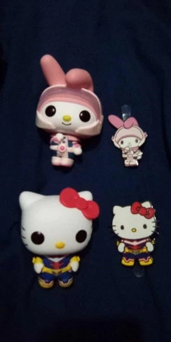 Hello Kitty/My Hero Academia: Funko Pops, Figpins - My Melody, Ochaco, All Might