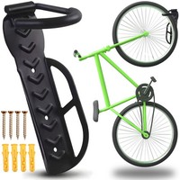 Fahrrad Wandhalterung Vertikal Fahrrad 30 Kg FahrradstäNder Stahl Schwarz Retoo