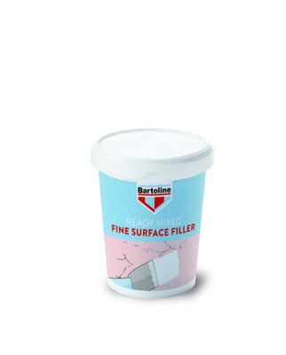 Bartoline Fertigmischung Fein Flächenspachtel Reparatur Kleinloch Dellen DIY Riss 600g