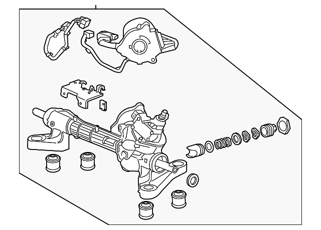 Genuine Honda Steering Gear 53601-T0A-A01 | eBay