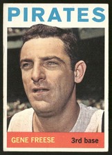 Gene Freese 1964 Topps #266 Pittsburgh Pirates Good-VG Creases
