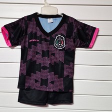 Mexico National Team Soccer Uniform Set 2021 - Kids Jersey  Shorts - 2 yrs old