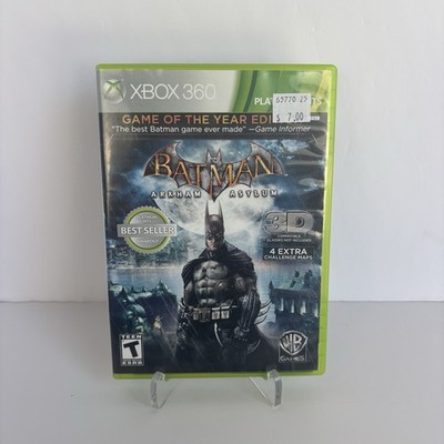 Batman: Arkham Asylum -- Game of the Year Edition (Microsoft Xbox 360, 2010) CIB