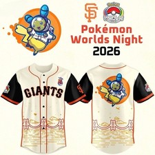 New Giants 2026 Pokemon Worlds Night Jersey