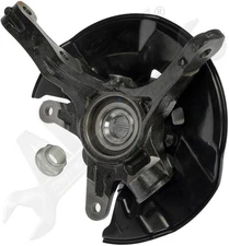 APDTY 162740 Loaded Steering Knuckle Hub Bearing Dust Shield Assembly Frnt Right