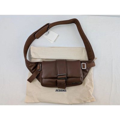 Jacquemus La Banane Bambimou leather belt bag in brown lambskin BNWDB Size: OS