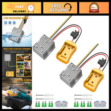 20V to 12V Step Down Converter, DC Voltage Regulator 12A 240W, 30A Fuse  Wires