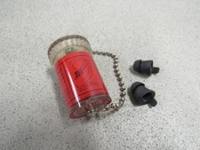 Vietnam Era US Ear Plugs w/ Case Noise Protectors NOS Mine Safety Appliance Med