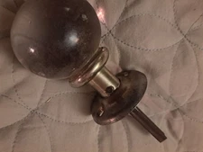 Antique Door Knob I Single Working Door Knob And Plate Cover For 1 Side Of Door