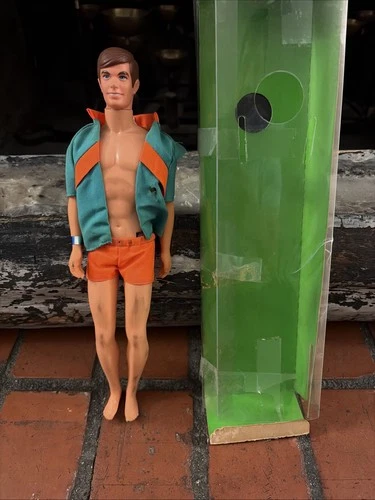 Vintage 1968 Barbie Doll TALKING KEN MUTE Original Outfit Hong Kong Vintage Doll