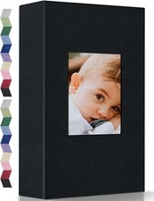 Photo Album 4x6-300 Photos Linen Cover Photo Books with 300 Horizontal Pockets,S