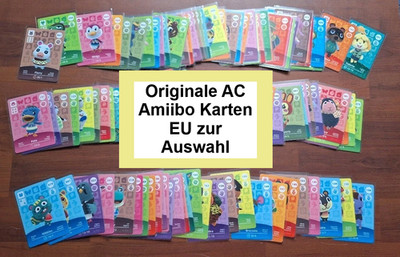 Animal Crossing Originale Amiibo Karten Auswahl Serie 1-4 #001-#441 EU-Version