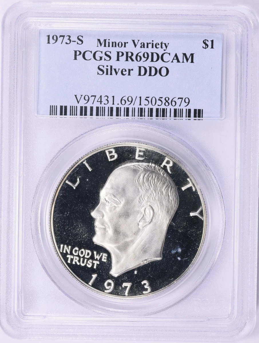 Uncirculated Silver 1973 Eisenhower Dollars (1971-1978) for sale