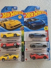 Hot Wheels 2026 Ferrari F40 SF90 Stradale Blue / 6 Car Lot   