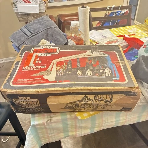 Darth Vader’s Star Destroyer Playset 1981 Incomplete W/ Box Vintage