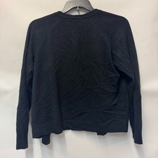 PULL FEMME DEBBIE MORGAN NOIR RAMIE PERLES COTON TAILLE