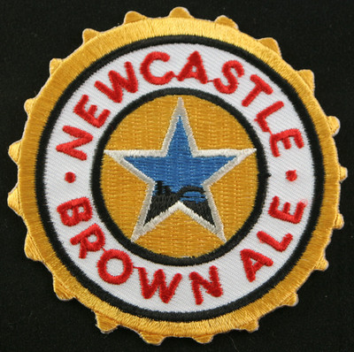 New Castle Beer patch, badge, English brown ale