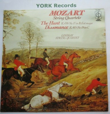 CFP 40302 - MOZART - String Quartets The Hunt / Dissonance - Ex Con LP Record