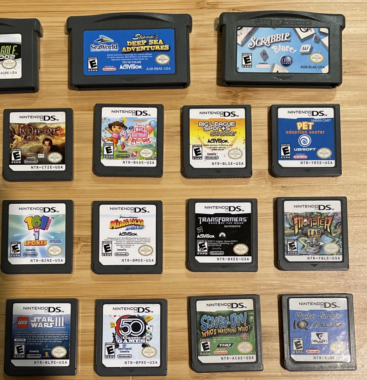 41 Game Loose Nintendo Lot DS, 3DS, GBA, GBC Authentic/Tested No