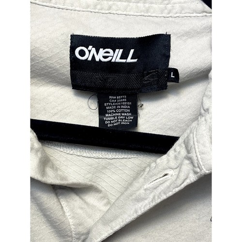 Men's Vintage Y2K O'Niell Biege Polo Shirt Large - Picture 3 of 3