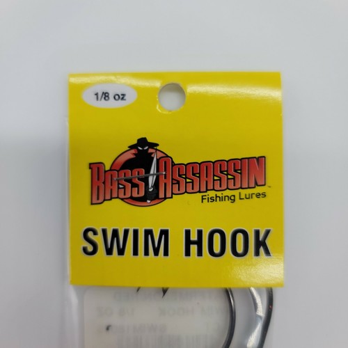 Bass Assassin 1/8oz Swim Hook Size 5/0 Watermelon/ Red 3cnt Swim18075 !!Redfish! - Picture 4 of 8