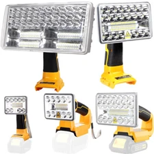 LED Work Light for DeWalt 20V MAX Li-Ion Battery Outdoor Job Site Light with USB