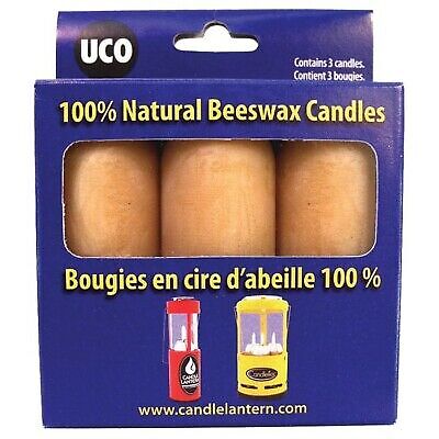 UCO Beeswax 3 Pack Candles Yellow Onesize
