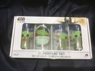 STAR WARS BABY YODA MANDALORIAN GLASSWARE SET OF 4 10 OZ new in box! EXCELLENT!! — photo 1