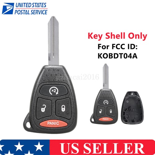 For 2007 - 2018 Jeep Wrangler Remote Key Fob Shell Case 4 Buttons ...