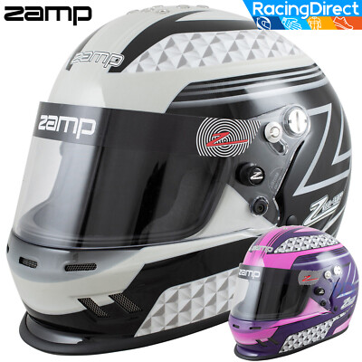 ZAMP - RZ-37Y SFI 24.1 Youth Racing Helmet- Auto Kart Dirt - Pink