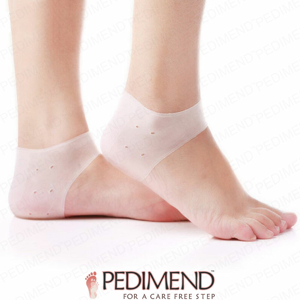 Pedimend™ Silicone Gel Heel Sleeves for Hard, Cracked & Dry Heel