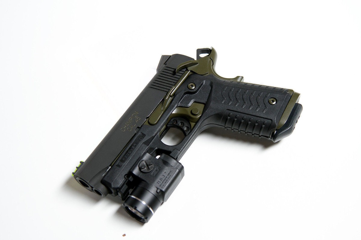 RECOVER TACTICAL M1911 ホルスター、フレーム&グリップ 1911 holster and Recover Tactical CC3 1911 Rail Combo