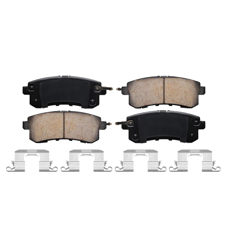 Pastilla de freno trasera cerámica para Infiniti QX56 2011 2012 2013 2014 2015 2016 2017 QX80 Foto 3 de 4