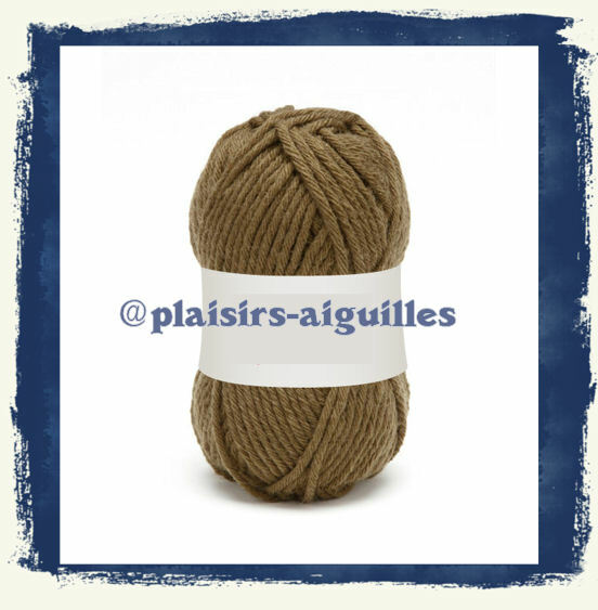 Pelotes Laine Partner 6 Coloris Army Vert Militaire pour Ouvrages Aiguilles 6 mm