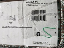 Brizo 64043LF-PC Pull-Down Kitchen Faucet with Arc Spout, Knurled Handle NEW
