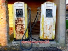 PHOTO  OLD PETROL PUMPS  PART OF THE REASON THESE PUMPS HAVE SURVIVED IS THAT TH