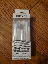 Maxell Jelleez Earset - Earbud - White Maxell Jelleez