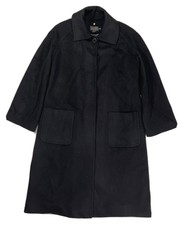 Pendleton Long Trench Coat Reefer Wool Cashmere Blend Womens Size 10 Petite B12