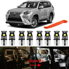 14x Bright White Interior LED Light Bulbs Package Kit For Lexus GX460 2010-2021
