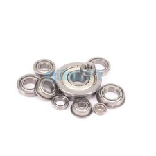 10pcs Inner Diaemter 2mm-7mm ABEC1/ABEC3 Flange Bearing Metal Shielded
