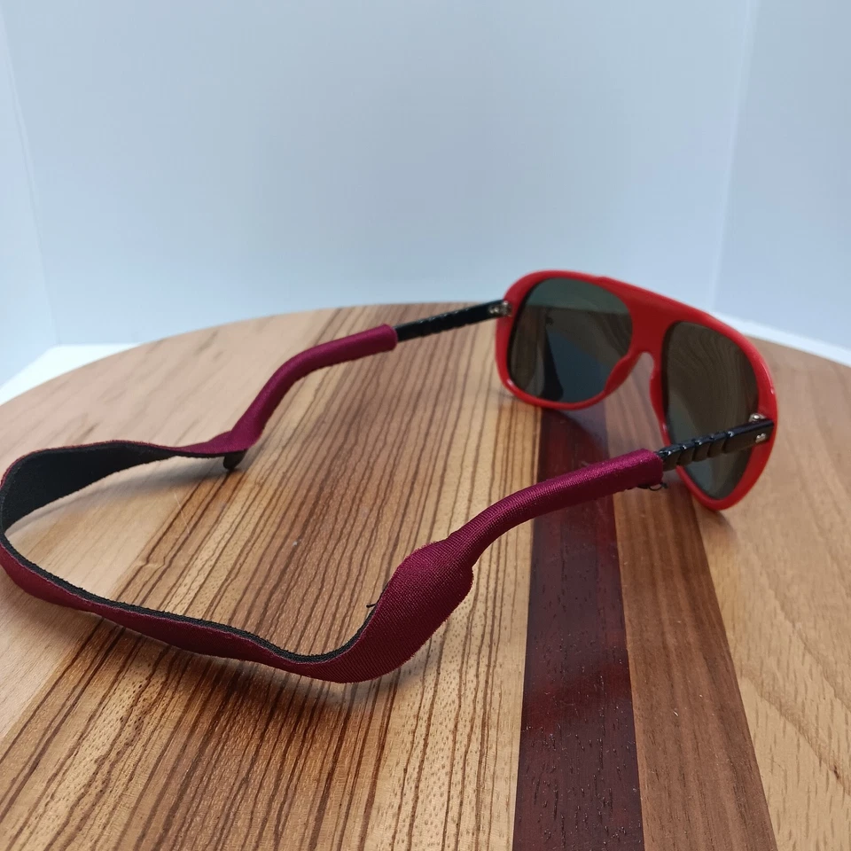 Gafas de sol de colección años 60 70 ESTILO OJOS espejadas deportista Japón piloto esquí croakies Foto 4 de 4