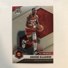 2020-21 Panini Mosaic Basketball All-Time Greats #284 - Hakeem Olajuwon Rockets