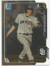 Austin Allen San Diego Padres 2015 Bowman Chrome Draft Prospect
