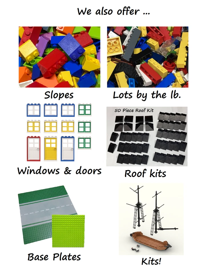 100 Yellow LEGO Basic Bricks 2x2 2x3 2x4 - Random Basic Bulk Lot Big - Image 3 of 4