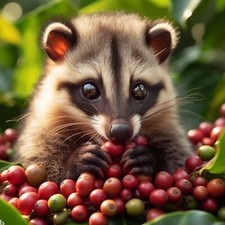 Authentic Wild Kopi Luwak Coffee Gayo Aceh Arabica Coffee Beans 200grams