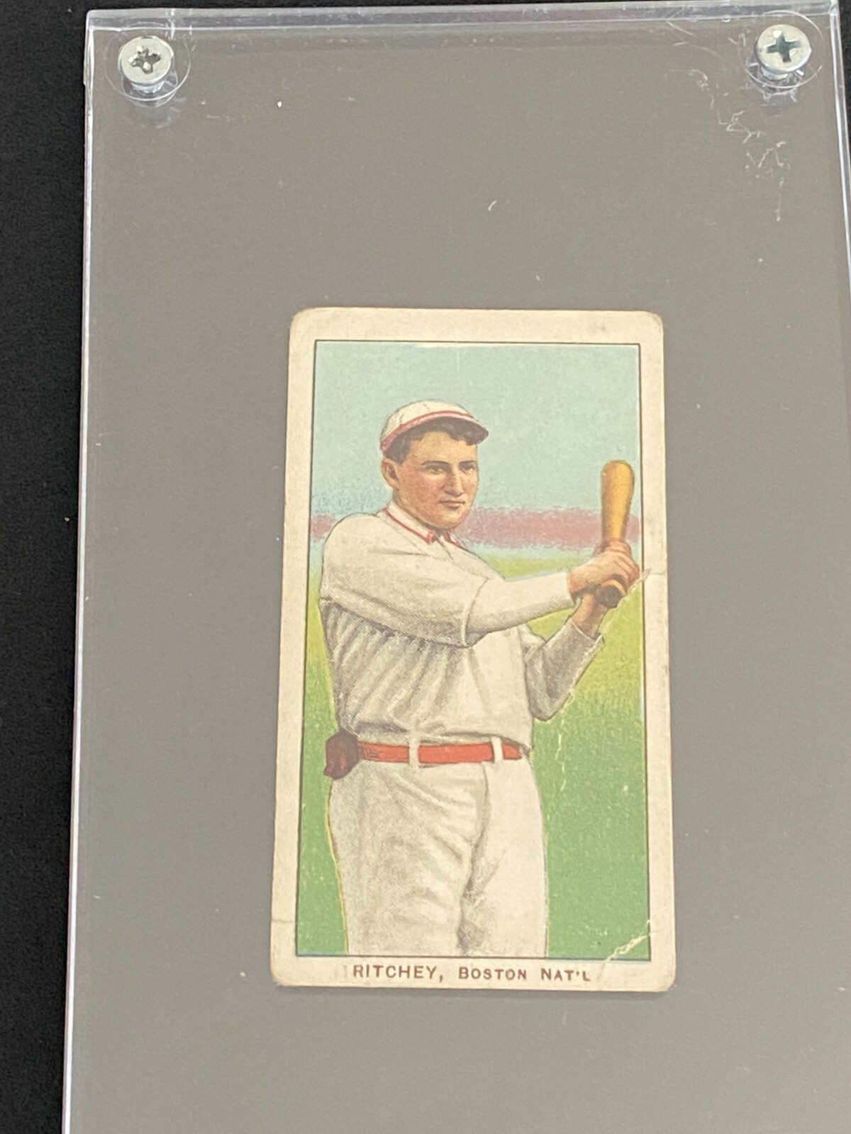 1909-11 T206 Claude Ritchey Sweet Caporal 150 Boston Baseball Card *HTF*