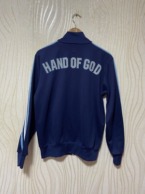 ARGENTINA RETRO FOOTBALL SOCCER JACKET ADIDAS 739889 sz M MEN